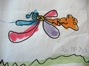 Ink Drawing by Pre-primary student Sienna